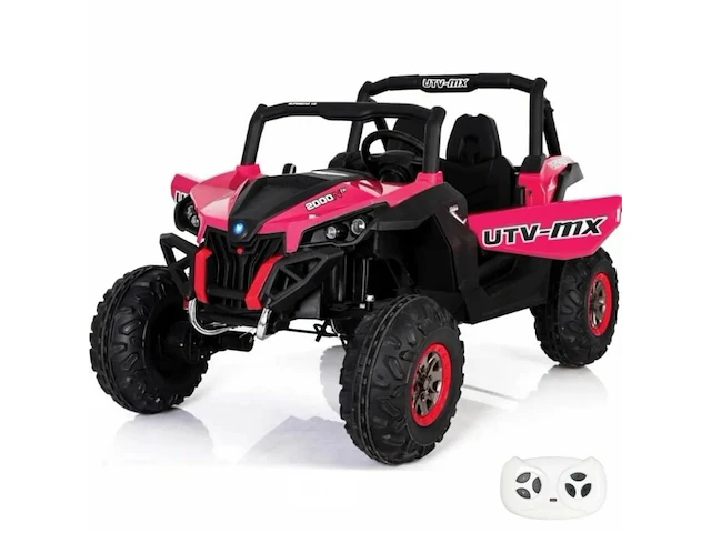 R/c ride on utv pink - afbeelding 1 van  4