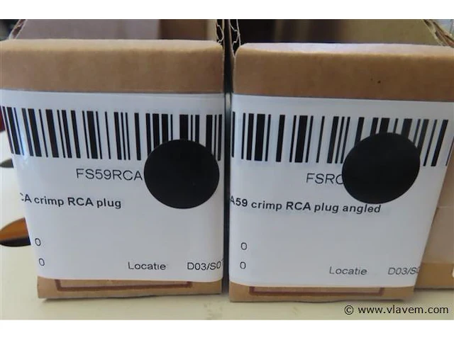 Rca plug-in en connectors female - afbeelding 3 van  4