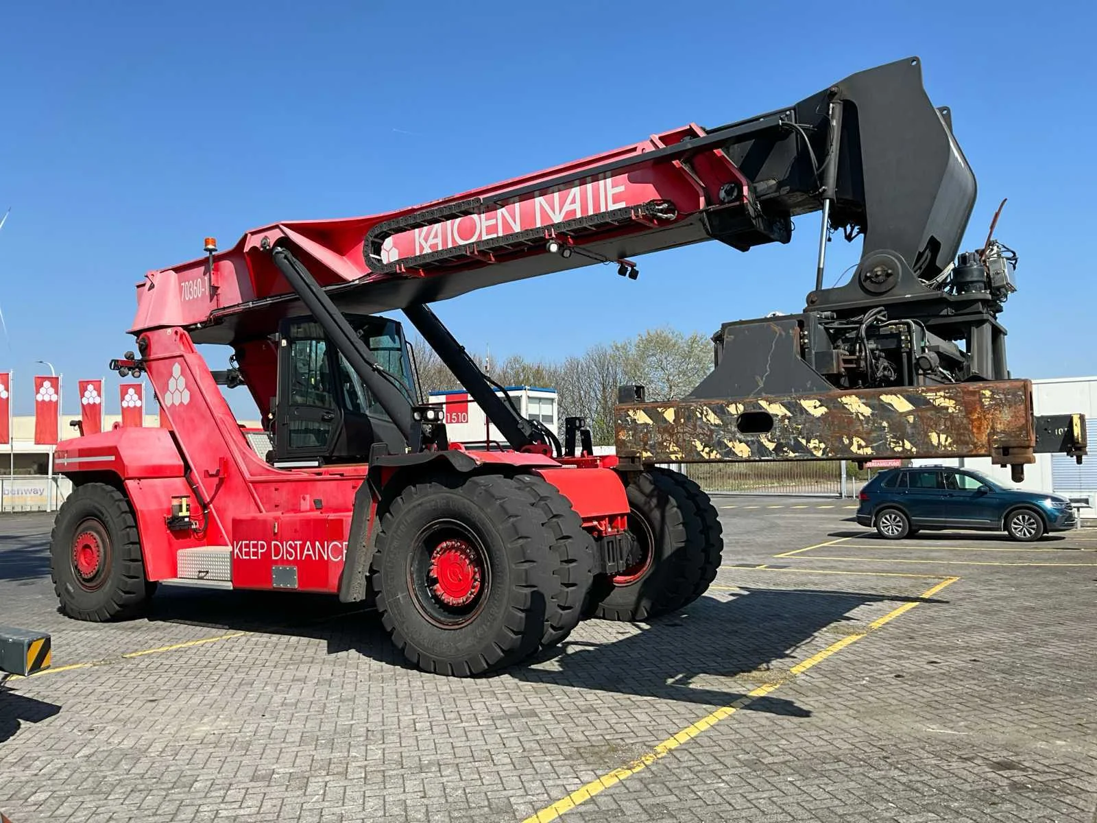 Reachstacker, trekkers en vorkheftrucks