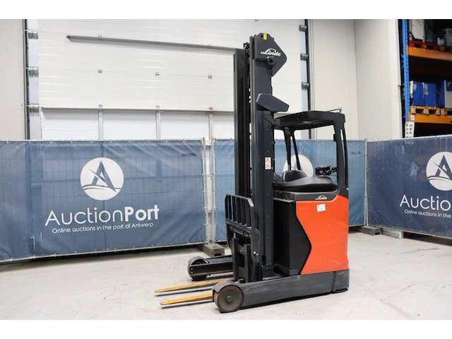Reachtruck linde r14-01 elektrisch 1400kg 8.29m 2016 - afbeelding 1 van  1