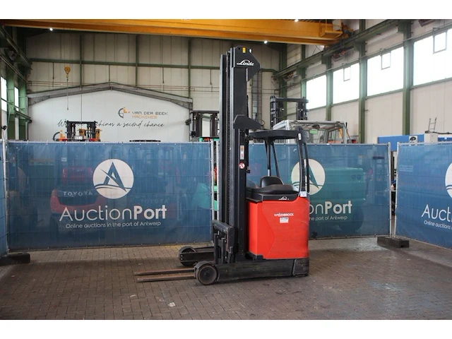 Reachtruck linde r14-01 elektrisch 1400kg 8.6m 2015 - afbeelding 1 van  1