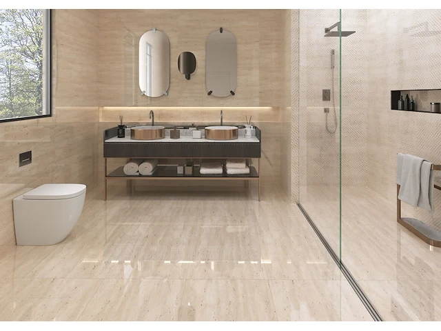 Real travertina matt 60x120cm gerectificeerd 46,08m² - afbeelding 1 van  2