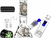 Reanice mini bong glazen bongset - afbeelding 1 van  3