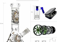 Reanice mini bong glazen bongset - afbeelding 2 van  3