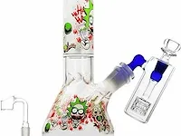 Reanice mini glazen bong set - afbeelding 1 van  5