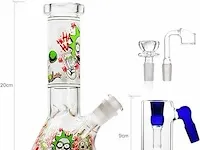 Reanice mini glazen bong set - afbeelding 3 van  5