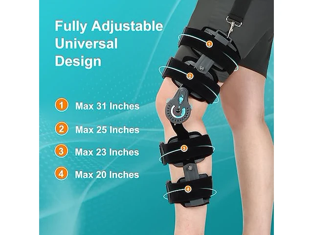 Reaqer scharnier kniesteun - afbeelding 5 van  9