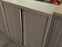 Recent en degelijk bureelmeubilair inofec (tafels en kast) - afbeelding 34 van  58
