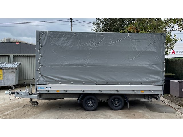 Recente kip aanhangwagen dubbele as/opbouw - afbeelding 1 van  51