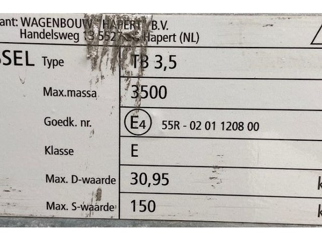 Recente kip aanhangwagen dubbele as/opbouw - afbeelding 32 van  51