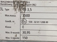 Recente kip aanhangwagen dubbele as/opbouw - afbeelding 32 van  51