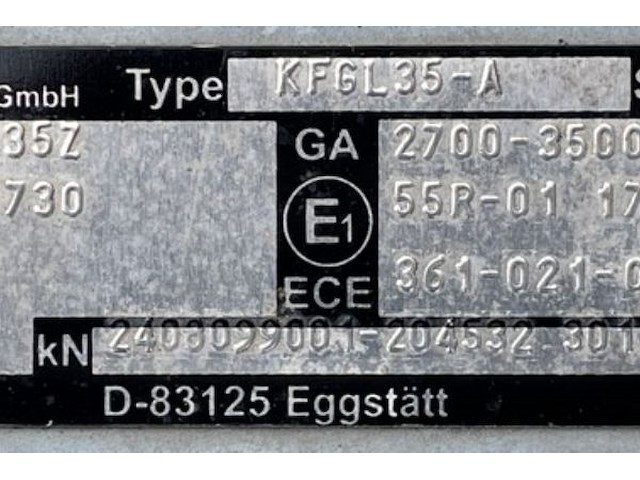 Recente kip aanhangwagen dubbele as/opbouw - afbeelding 33 van  51