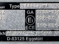 Recente kip aanhangwagen dubbele as/opbouw - afbeelding 33 van  51