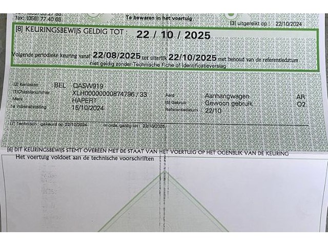 Recente kip aanhangwagen dubbele as/opbouw - afbeelding 39 van  51