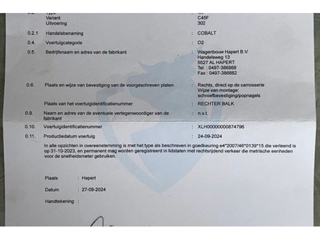 Recente kip aanhangwagen dubbele as/opbouw - afbeelding 41 van  51