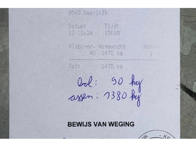 Recente kip aanhangwagen dubbele as/opbouw - afbeelding 43 van  51