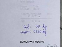 Recente kip aanhangwagen dubbele as/opbouw - afbeelding 43 van  51