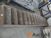 Rechte houten trap en zonder tegenstap - afbeelding 5 van  5