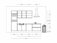 Rechte keuken nobilia - afbeelding 14 van  15