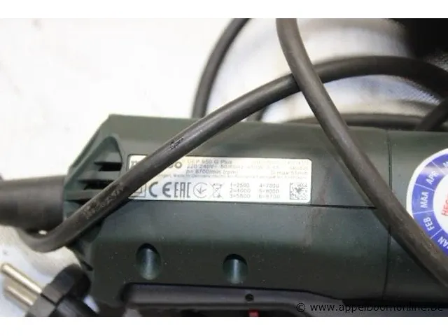 Rechte slijper metabo gep 950 g plus, 950w, 2020 - afbeelding 2 van  2