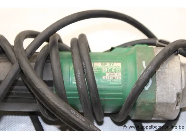 Rechte slijpmachine hikoki gp 3v, 760w, bj 2018 - afbeelding 2 van  2