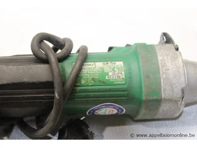 Rechte slijpmachine hikoki gp 3v, 760w, bj 2018 - afbeelding 2 van  2