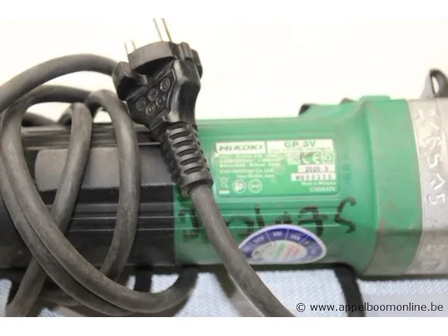 Rechte slijpmachine hikoki gp 3v, 760w, bj 2020 - afbeelding 2 van  2