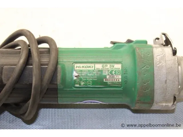 Rechte slijpmachine hikoki gp 3v, 760w, bj 2020 - afbeelding 2 van  2