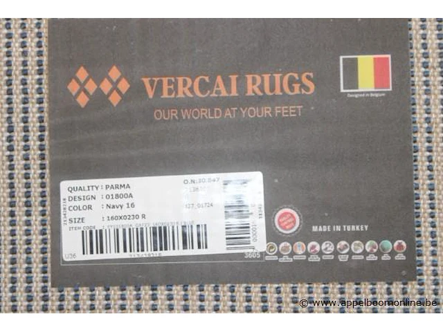 Rechthoekig tapijt vercai rugs 160x230 - afbeelding 2 van  2