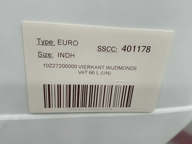Rechthoekig wijdmonds vat (36x) - afbeelding 5 van  5