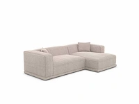Rechthoekige bank - beige stof - afbeelding 4 van  7