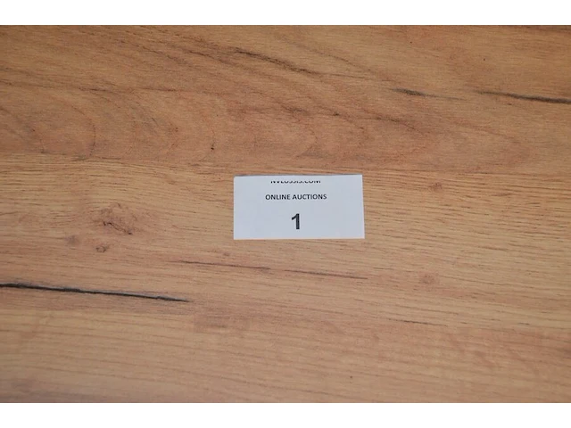 Rechthoekige bruine fineerhouten tafel 100x220cm , 6 moderne kuipstoelen bruin stoffen zit en rug (9,14) - afbeelding 3 van  9