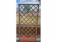 Rechthoekige houten tuinomheining 90 x180 (11x) - afbeelding 1 van  1