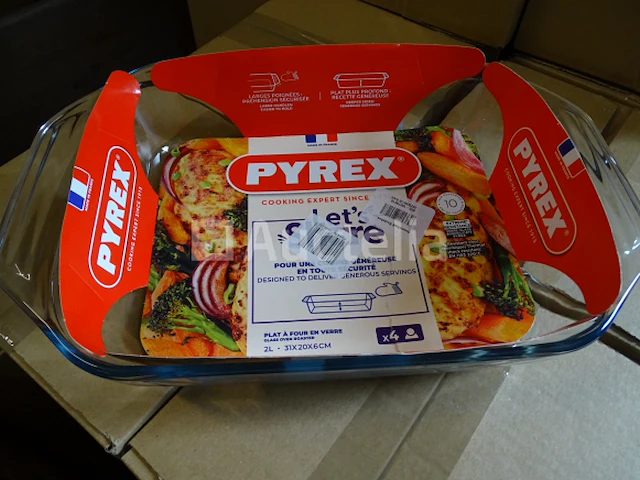 Rechthoekige ovenschaal met handgrepen, 2,5 liter - pyrex pyrex - afbeelding 2 van  3
