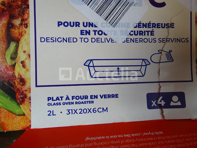 Rechthoekige ovenschaal met handgrepen, 2,5 liter - pyrex pyrex - afbeelding 3 van  3