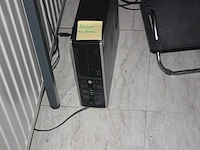 Rechthoekige schrijftafel 80x160 cm, centrale eenheid hp compaq core i5, monitor dell (18,27,28) - afbeelding 3 van  6
