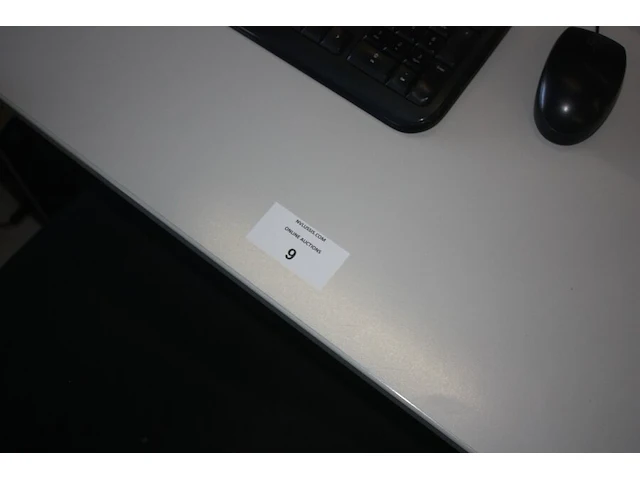 Rechthoekige schrijftafel 80x160 cm, centrale eenheid hp compaq core i5, monitor dell (18,27,28) - afbeelding 6 van  6