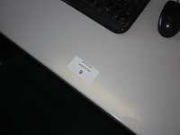 Rechthoekige schrijftafel 80x160 cm, centrale eenheid hp compaq core i5, monitor dell (18,27,28) - afbeelding 6 van  6
