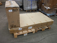 Rechthoekige uitschuifbare eettafel in notenhout - afbeelding 7 van  8