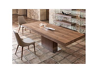 Rechthoekige uitschuifbare eettafel in notenhout - afbeelding 8 van  8