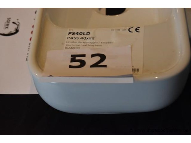 Rechthoekige wasbak 40x22 - afbeelding 3 van  3