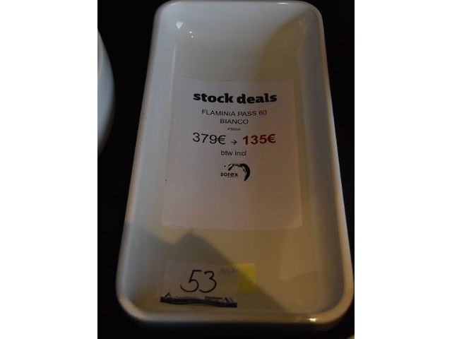 Rechthoekige wasbak 60x30 - afbeelding 1 van  2