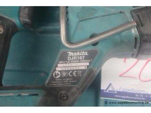Reciprozaag makita djr187, zonder batterij, werking niet gekend - afbeelding 2 van  2