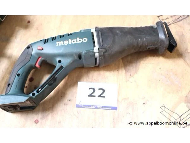 Reciprozaag metabo ase 18 ltx, zonder batterij - afbeelding 1 van  2