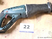 Reciprozaag metabo ase 18 ltx, zonder batterij - afbeelding 1 van  2
