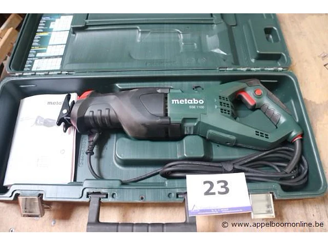 Reciprozaag metabo sse 1100 - afbeelding 1 van  2