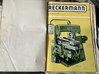 Reckermann freesmachine dubbele spindel (metaalbewerking) - 1977 - afbeelding 19 van  19