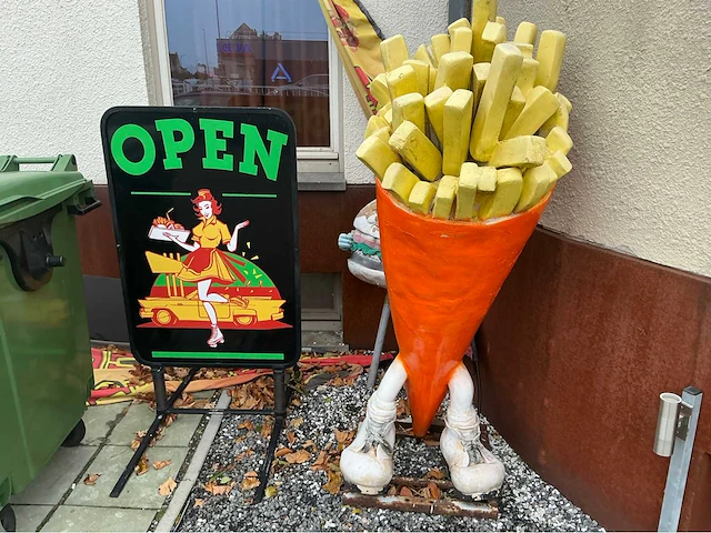 Reclame borden frituur overige restaurantinrichting - afbeelding 3 van  5