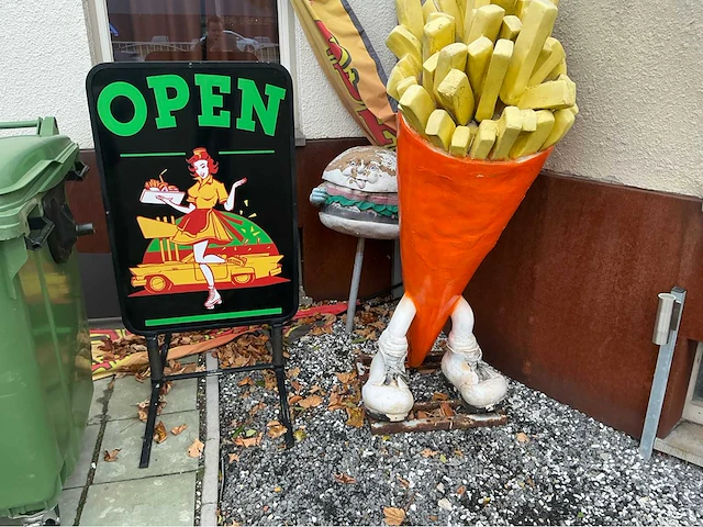 Reclame borden frituur overige restaurantinrichting - afbeelding 4 van  5