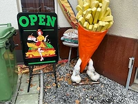 Reclame borden frituur overige restaurantinrichting - afbeelding 4 van  5